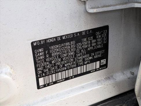 Certified 2024 Honda HR-V Sport image 15