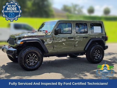 Used 2025 Jeep Wrangler Unlimited Rubicon w/ XTREMEE 35" Tire Package AWD/4WD image 1
