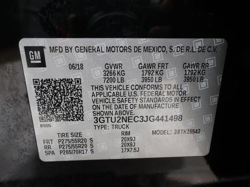 Used 2018 GMC Sierra 1500 SLT w/ SLT Premium Package image 31