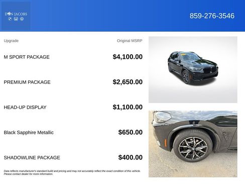 Used 2023 BMW X3 xDrive30i w/ M Sport Package AWD/4WD image 5