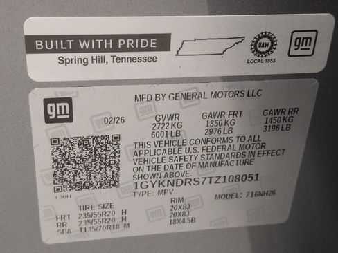 Used 2026 Cadillac XT5 Premium Luxury w/ LPO, ONYX Package AWD/4WD image 30