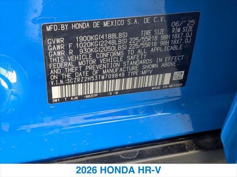 New 2026 Honda HR-V Sport image 26