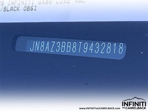 New 2026 INFINITI QX80 Luxe image 35