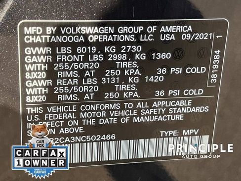 Used 2022 Volkswagen Atlas SEL R-Line AWD/4WD image 40