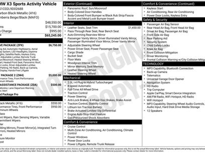 Used 2020 BMW X3 xDrive30e w/ Executive Package