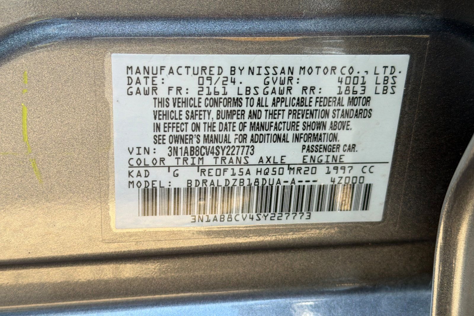 Used 2025 Nissan Sentra SV FWD image 58