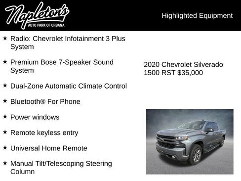Used 2020 Chevrolet Silverado 1500 RST w/ All-Star Edition AWD/4WD image 8