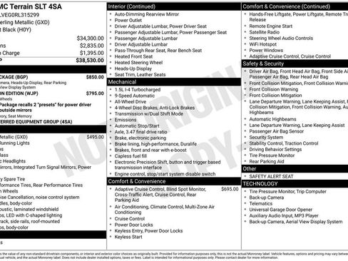 Used 2024 GMC Terrain SLT w/ Tech Package image 9