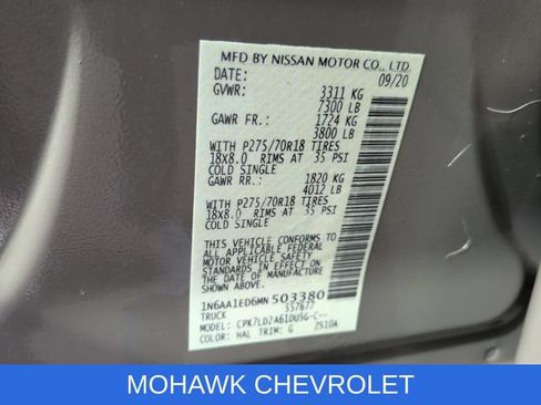 Used 2021 Nissan Titan PRO-4X w/ Pro-4x Convenience Package AWD/4WD image 35