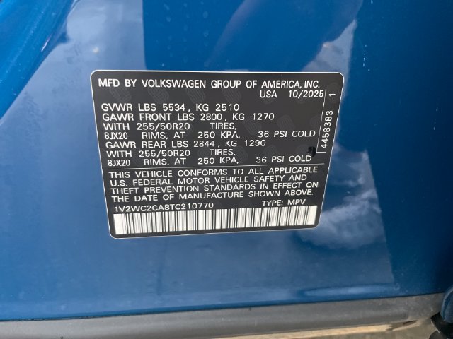 Used 2026 Volkswagen Atlas Cross Sport SE FWD image 26