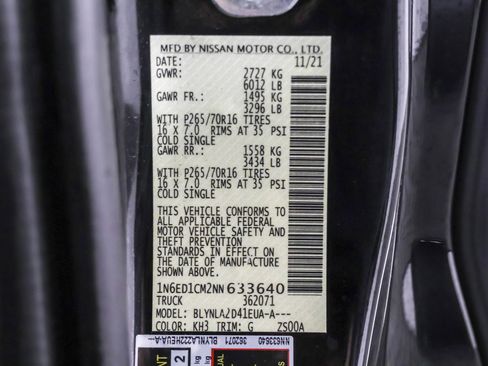 Used 2022 Nissan Frontier S w/ Technology Package image 49