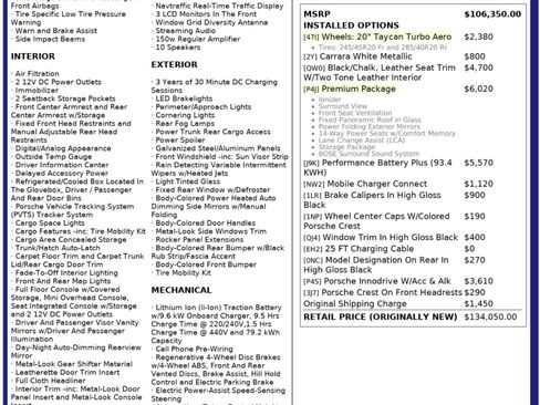 Used 2023 Porsche Taycan 4S w/ Premium Package image 56
