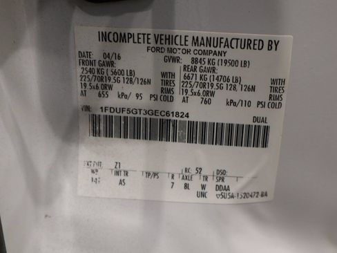 Used 2016 Ford F550 2WD Regular Cab Super Duty image 20