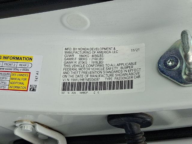 Used 2022 Honda Civic Sport Touring image 27