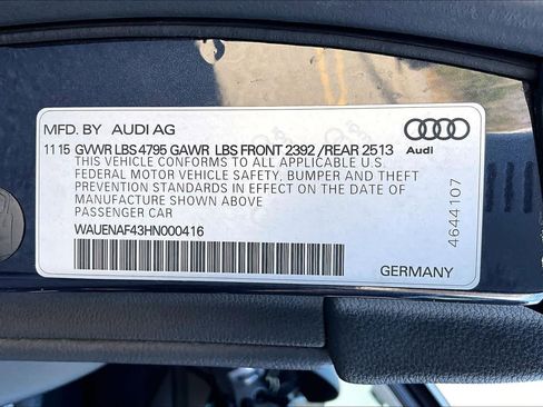 Used 2017 Audi A4 2.0T Premium Plus w/ Premium Plus Package AWD/4WD image 37