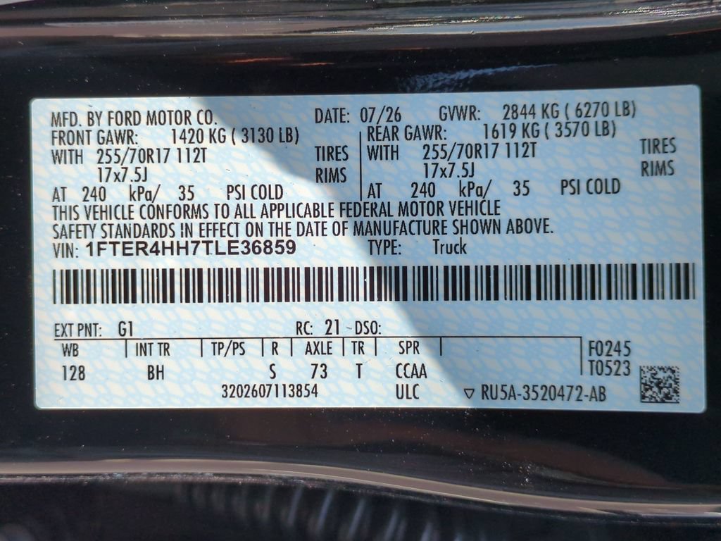 New 2026 Ford Ranger XLT w/ Equipment Group 301A High AWD/4WD image 27