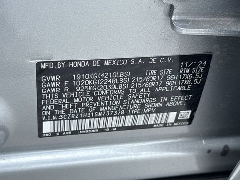 Used 2025 Honda HR-V LX image 40