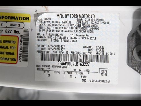 Certified 2020 Ford Fusion SE FWD image 24
