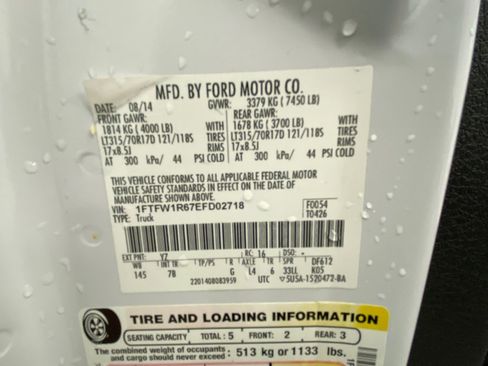 Used 2014 Ford F150 Raptor w/ Equipment Group 801A Luxury image 52