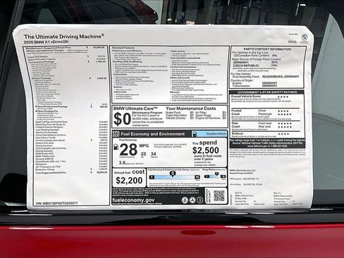 New 2026 BMW X1 xDrive28i w/ M Sport Package AWD/4WD image 34