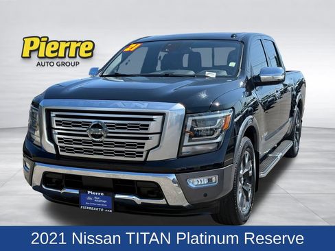 Used 2021 Nissan Titan Platinum Reserve w/ Moonroof Package RWD image 1