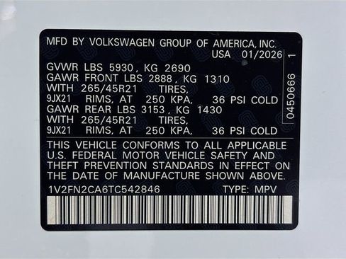 New 2026 Volkswagen Atlas SEL Premium R-Line AWD/4WD image 35