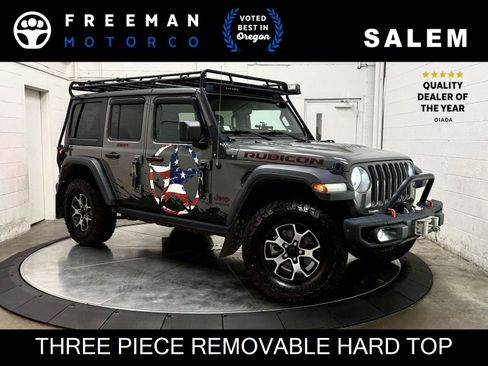 Used 2019 Jeep Wrangler Unlimited Rubicon w/ Steel Bumper Group AWD/4WD image 1