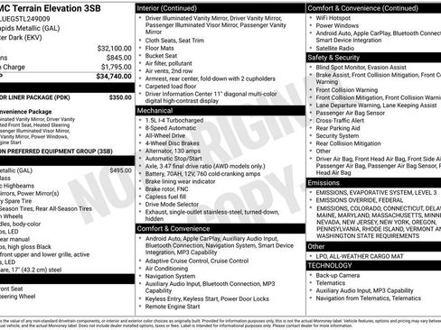 New 2026 GMC Terrain Elevation w/ LPO, Floor Liner Package image 4