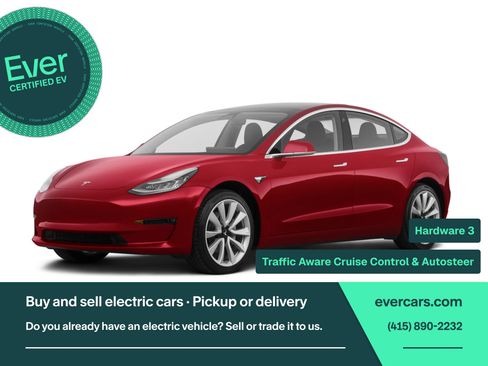 Used 2021 Tesla Model 3 Long Range AWD/4WD image 1