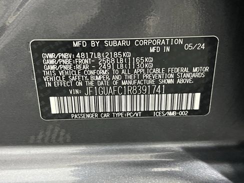 Used 2024 Subaru Impreza 2.0i Sport image 24