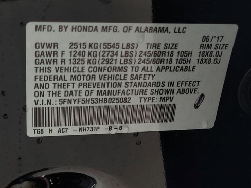 Used 2017 Honda Pilot EX-L image 33