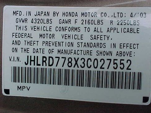 Used 2003 Honda CR-V EX image 27