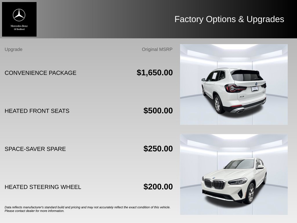 Used 2023 BMW X3 xDrive30i w/ Convenience Package AWD/4WD image 5