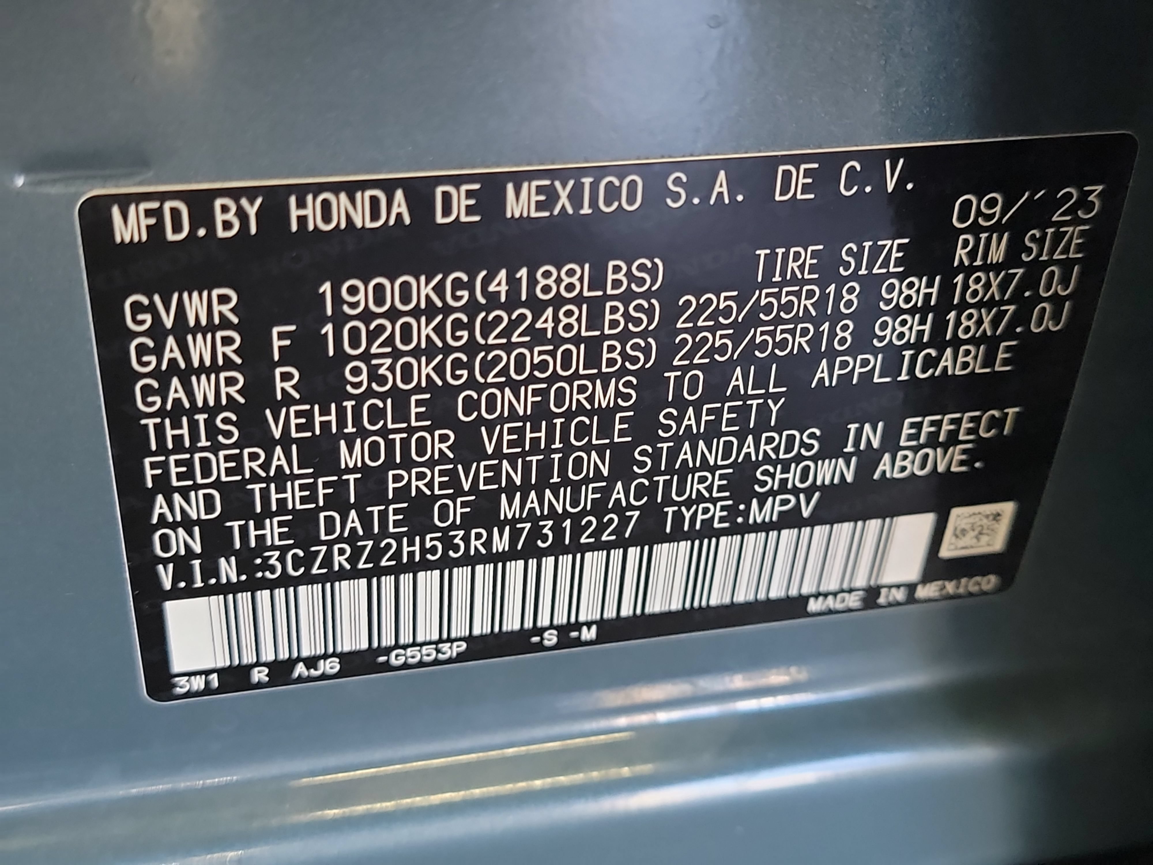 Used 2024 Honda HR-V Sport image 32
