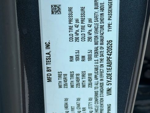 Used 2023 Tesla Model 3 Standard Range RWD image 31