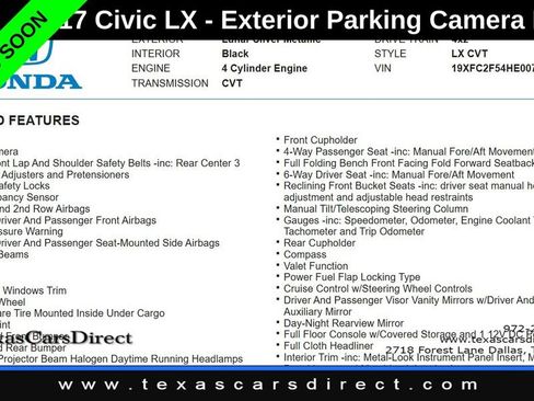 Used 2017 Honda Civic LX image 7