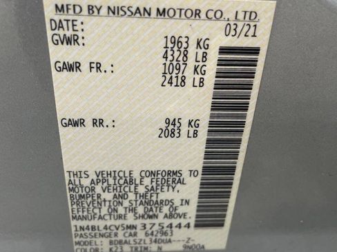Used 2021 Nissan Altima 2.5 SR FWD image 28