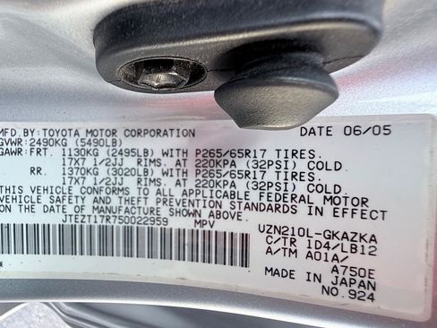Used 2005 Toyota 4Runner Limited RWD image 17