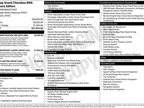 Used 2021 Jeep Grand Cherokee Limited w/ Quick Order Package 28K 80th AWD/4WD image 1