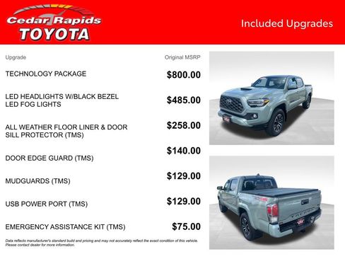 Certified 2023 Toyota Tacoma TRD Sport w/ Technology Package AWD/4WD image 7