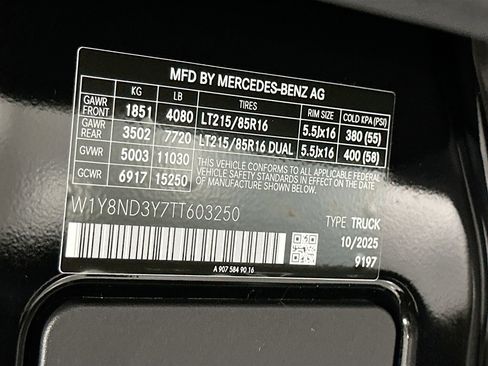 Used 2026 Mercedes-Benz Sprinter 3500 image 29