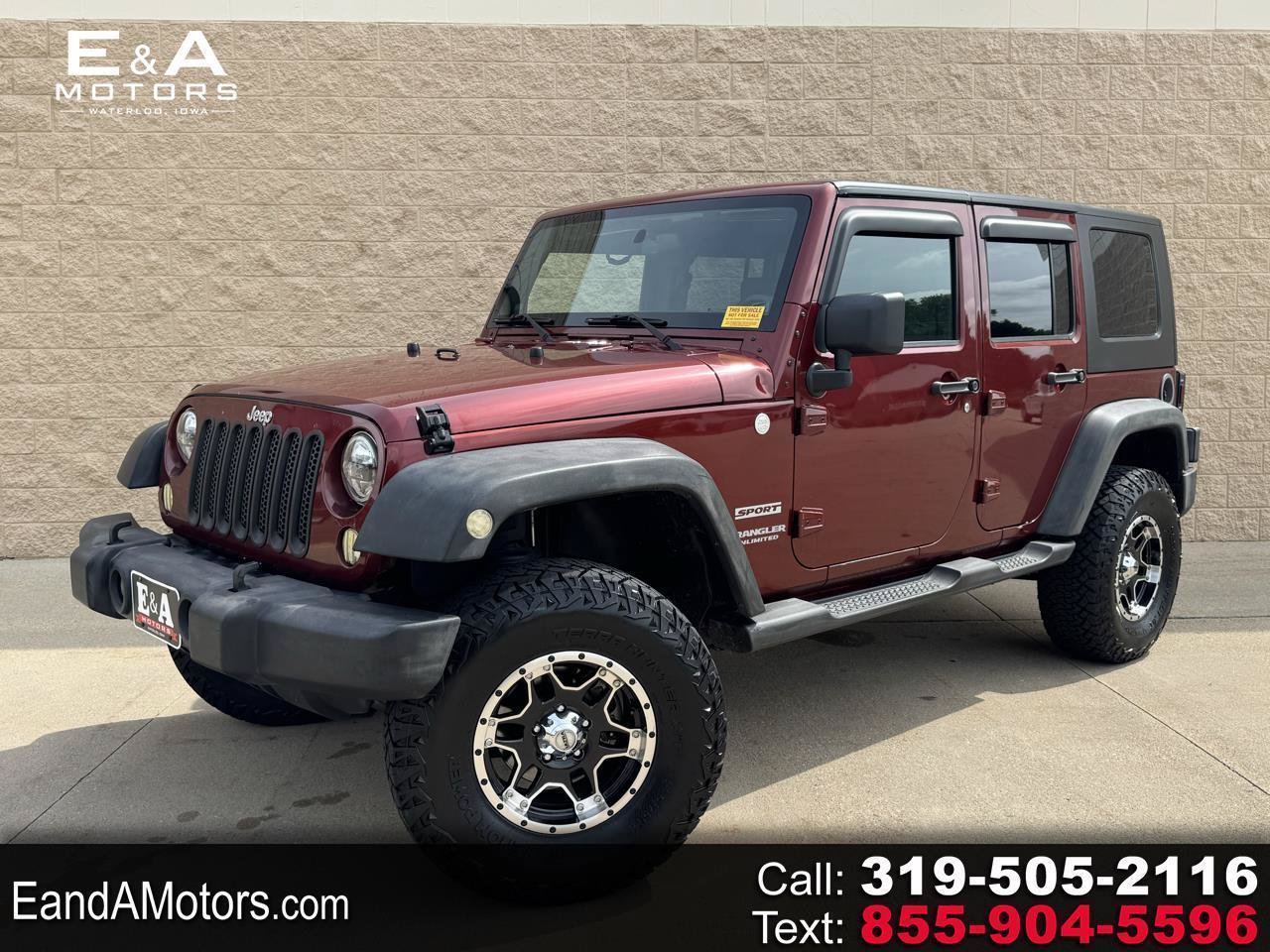 Used 2010 Jeep Wrangler Unlimited Sport w/ Trailer Tow Group AWD/4WD image 1