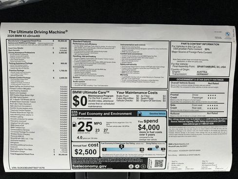 Used 2026 BMW X5 xDrive40i image 21