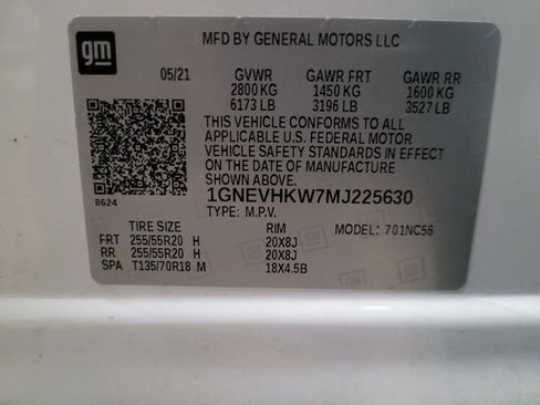Used 2021 Chevrolet Traverse LT w/ LT Premium Package AWD/4WD image 33