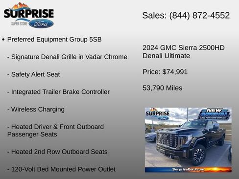 Used 2024 GMC Sierra 2500 Denali Ultimate AWD/4WD image 15
