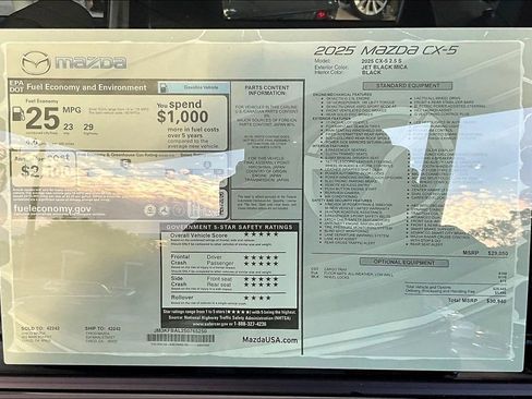 New 2025 MAZDA CX-5 AWD 2.5 S image 32