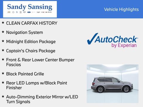 Used 2023 Nissan Armada SL w/ Midnight Edition Package RWD image 7