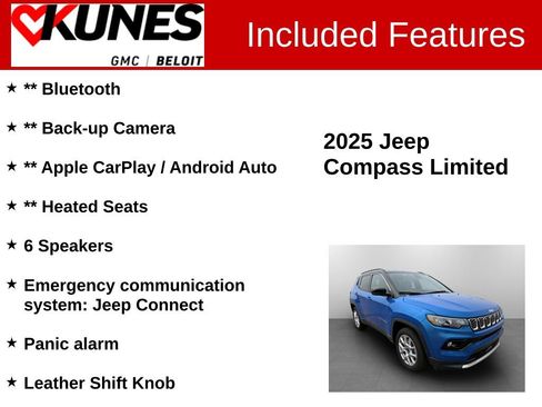 Used 2025 Jeep Compass Limited image 2