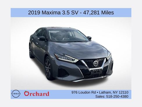 Used 2019 Nissan Maxima 3.5 SV w/ Floor Mat Group FWD image 1