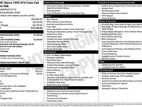 Certified 2025 GMC Sierra 1500 AT4 w/ AT4 Premium Package AWD/4WD image 23